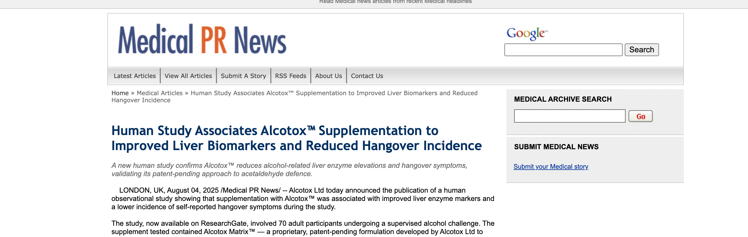 Medical PR News